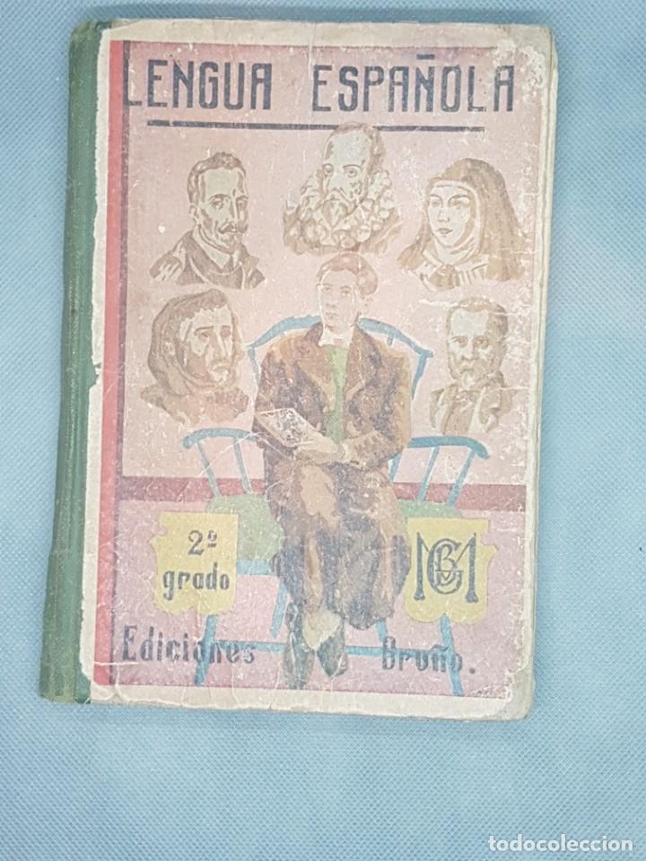 Libros de segunda mano: Libro lengua Espa&ntilde;ola a&ntilde;os 30 ediciones Bru&ntilde;o - Foto 1