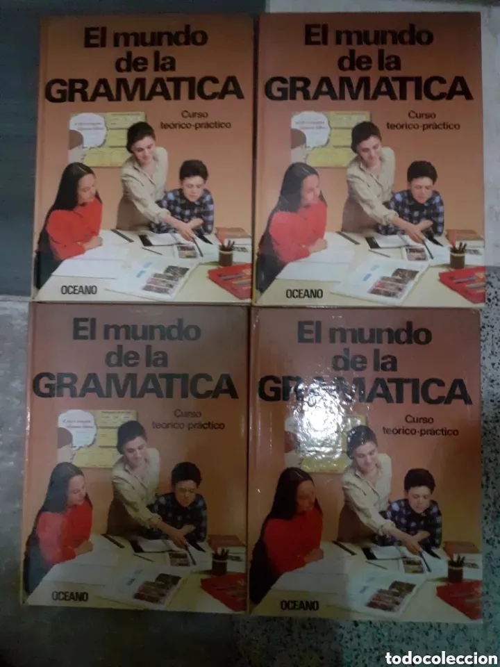 Libros de segunda mano: EL MUNDO DE LA GRAMATICA - 4 TOMOS (COMPLETA) OCEANO - Foto 2