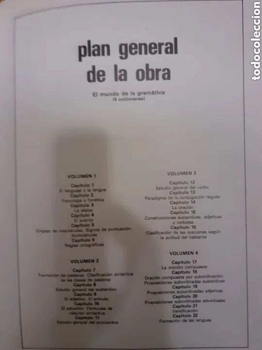Libros de segunda mano: EL MUNDO DE LA GRAMATICA - 4 TOMOS (COMPLETA) OCEANO - Foto 20