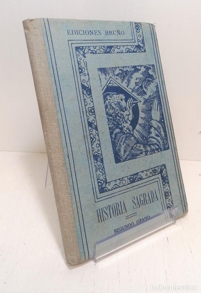 Libros de segunda mano: Libro: &rdquo;historia sagrada&rdquo; segundo a&ntilde;o ediciones Bru&ntilde;o - Foto 1