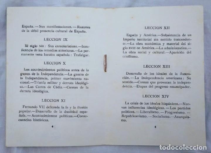 Libros de segunda mano: Formaci&oacute;n del esp&iacute;ritu nacional. Programa cuarto curso bachillerato. - Foto 2