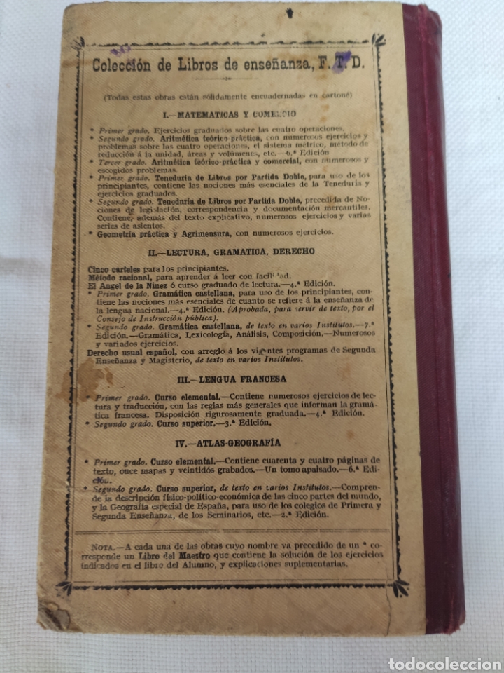 Libros de segunda mano: Aritm&eacute;tica Te&oacute;rico Pr&aacute;ctica. Segundo Grado. 1911 asm - Foto 2
