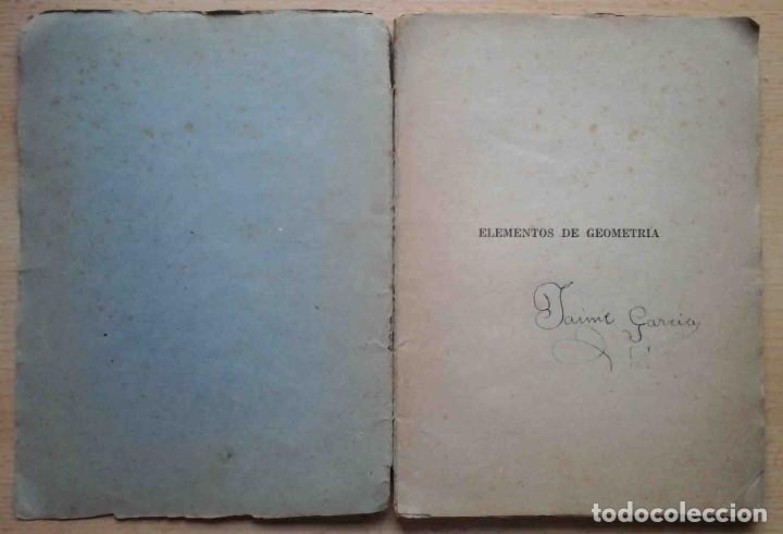 Libros de segunda mano: Elementos de geometr&iacute;a (F&eacute;lix Correa) 1943 - Foto 2