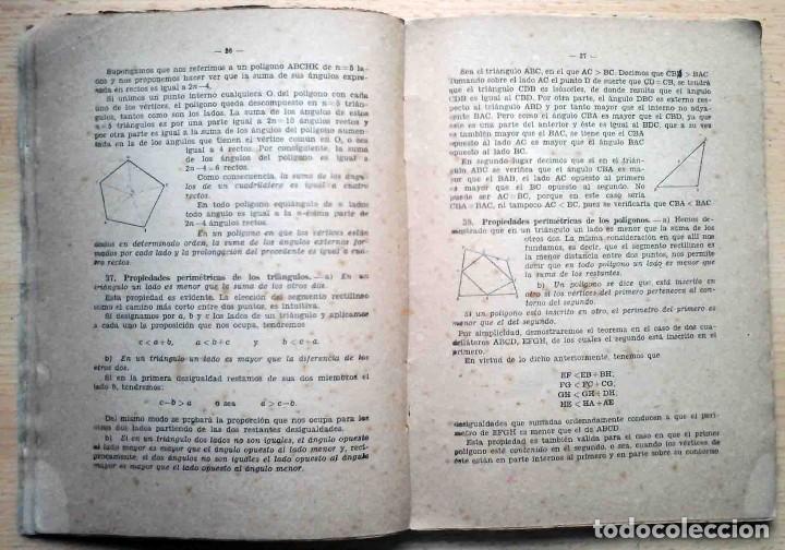 Libros de segunda mano: Elementos de geometr&iacute;a (F&eacute;lix Correa) 1943 - Foto 5