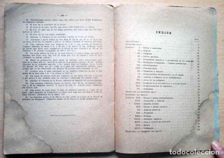 Libros de segunda mano: Elementos de geometr&iacute;a (F&eacute;lix Correa) 1943 - Foto 9