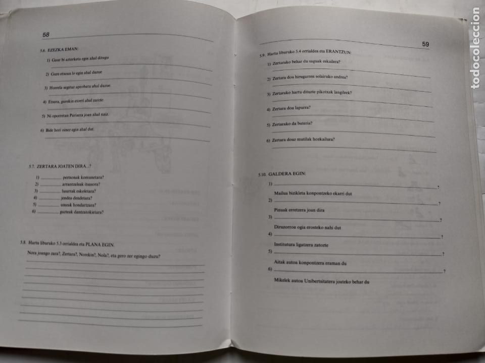 Libros de segunda mano: BAIETZ 2 - ARIKETA LIBURUA - - Foto 4