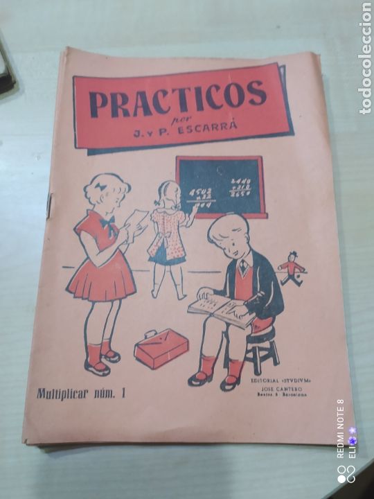 Libros de segunda mano: cuaderno de escuela Pr&aacute;cticos por J Y P Escalera num 1