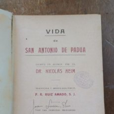 Libros de segunda mano: VIDA DE SAN ANTONIO DE PADUA, NICOLÁS HEIM, PYMY 25
