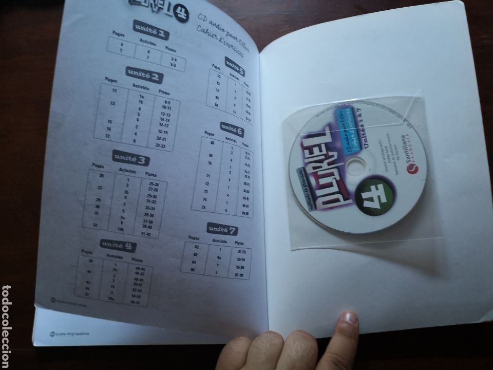Libros de segunda mano: Pluriel 4. cahier dexercices. M&eacute;thode de francais. Santillana - Foto 7