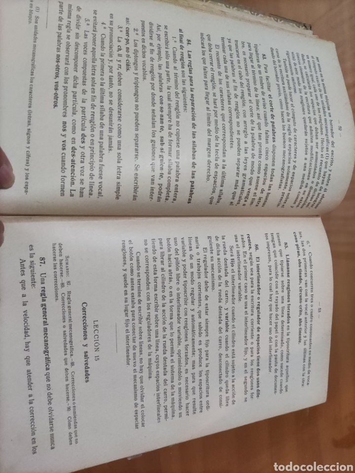 Libros de segunda mano: Mecanograf&iacute;a.....Teorico-Practica. - Foto 3