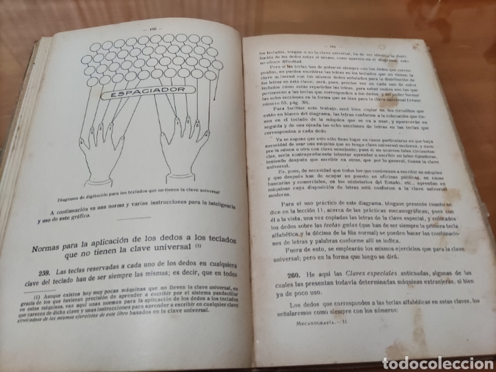 Libros de segunda mano: Mecanograf&iacute;a.....Teorico-Practica. - Foto 5
