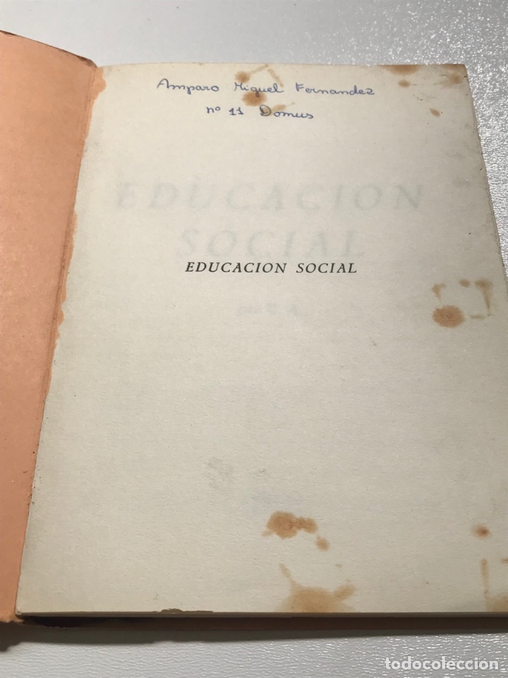 Libros de segunda mano: Educaci&oacute;n social Quinta Edici&oacute;n - Foto 3