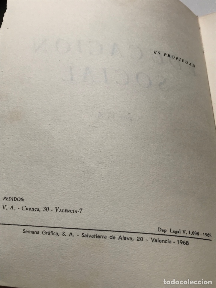 Libros de segunda mano: Educaci&oacute;n social Quinta Edici&oacute;n - Foto 5