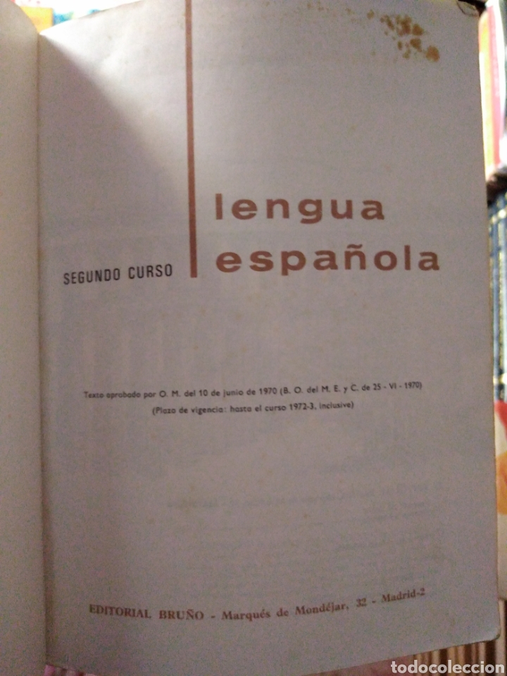 Libros de segunda mano: Lengua espa&ntilde;ola 2&ordm; curso Editorial Bru&ntilde;o - Foto 2