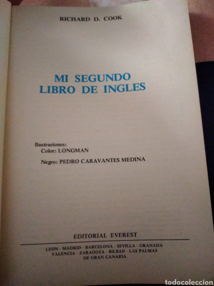 Libros de segunda mano: Mi segundo libro de ingl&eacute;s Richard Cook editorial Everest - Foto 2