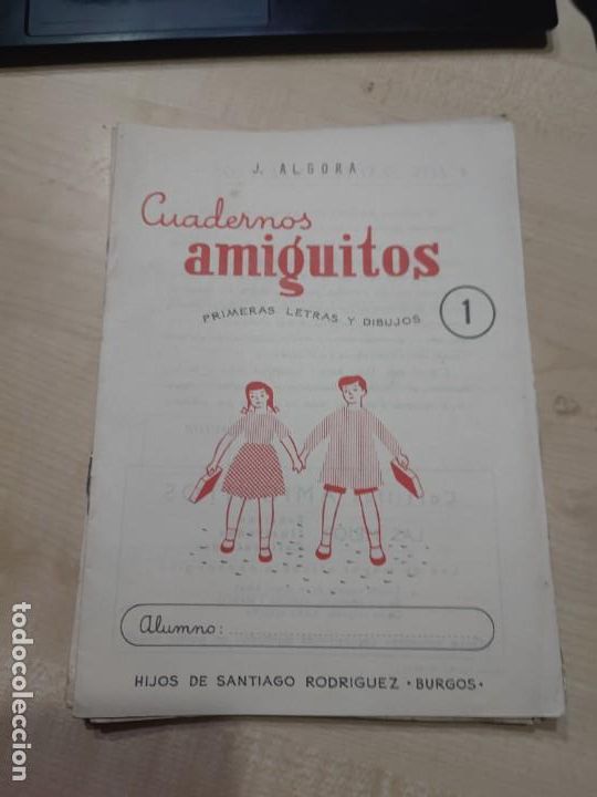 Libros de segunda mano: CUADERNO ESCOLAR cuadernos amiguitos J Algora num 1 - Foto 1