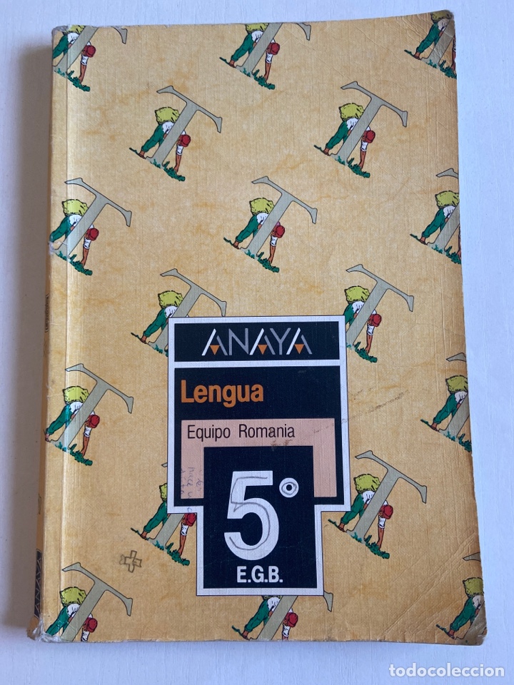 Libros de segunda mano: Libro texto Anaya Lengua 5 EGB - Foto 1