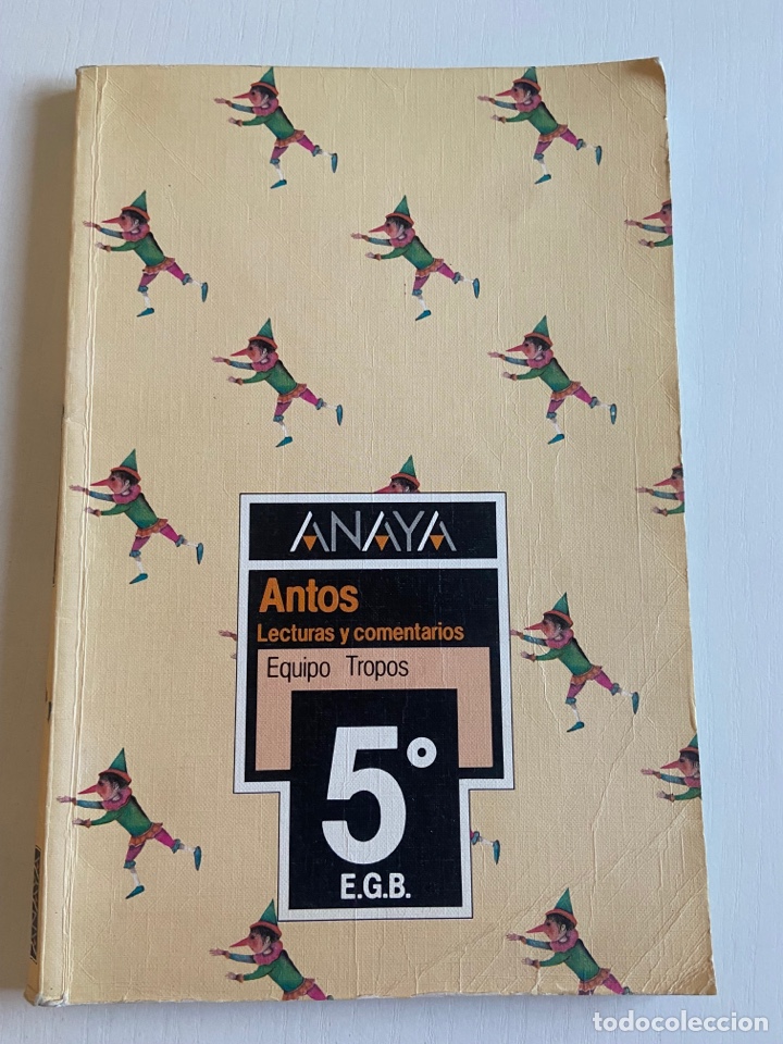 Libros de segunda mano: Libro texto. Lecturas y comentarios. 5 EGB Anaya - Foto 1
