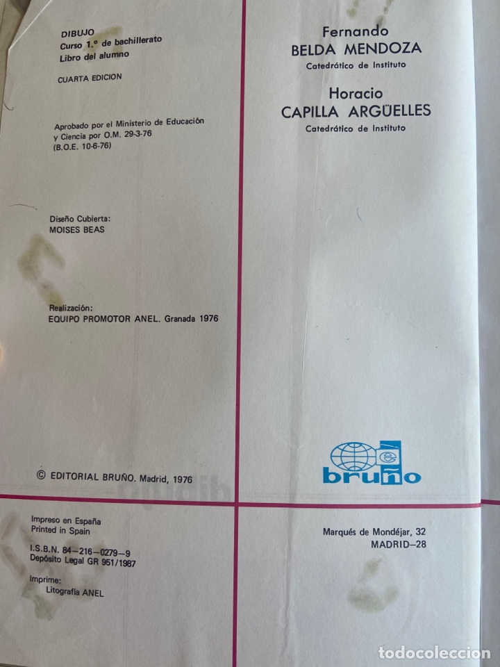 Libros de segunda mano: Imagen Bachillerato 1 Curso Bru&ntilde;o - Foto 2