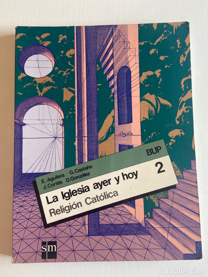 Libros de segunda mano: Libros texto religi&oacute;n 1 y 2 BUP. SM - Foto 3