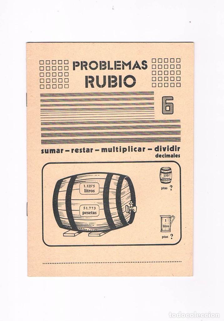 Libros de segunda mano: Cuaderno problemas rubio numero 6 1977 sin usar ** - Foto 1