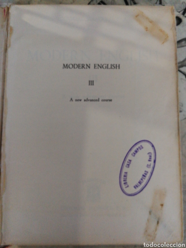 Libros de segunda mano: LIBRO TEXTO INGL&Eacute;S, 1972,MODERN ENGLISH. - Foto 2