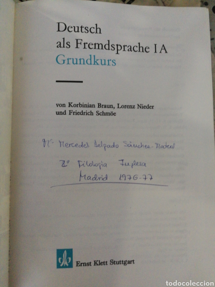 Libros de segunda mano: LIBRO CURSO ALEM&Aacute;N, A&Ntilde;OS 70,TAPA DURA. - Foto 3