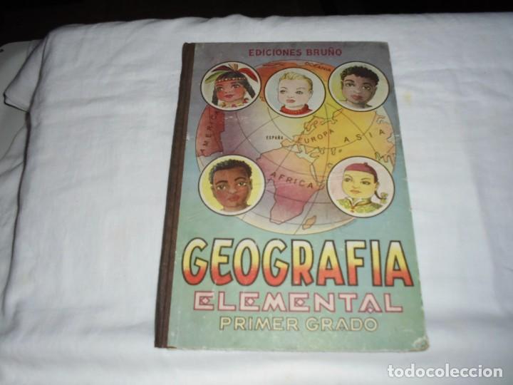 Libros de segunda mano: GEOGRAFIA ELEMENTAL PRIMER GRADO.EDICIONES BRU&Ntilde;O 1954 - Foto 1