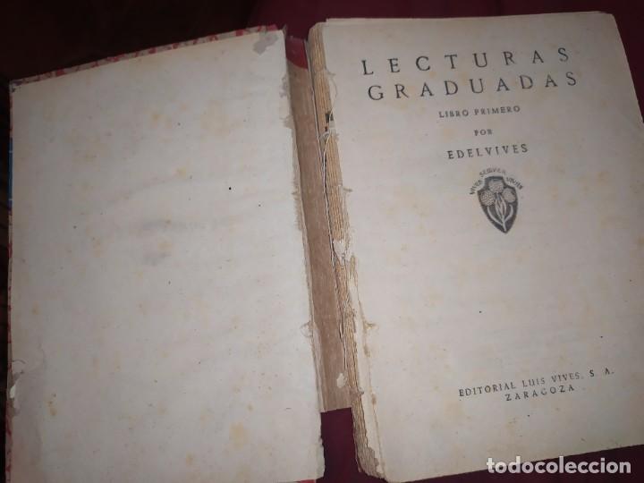 Libros de segunda mano: LECTURAS GRADUADAS LIBRO 1941 NIHIL OBSTAT VICENTE JENA - Foto 8