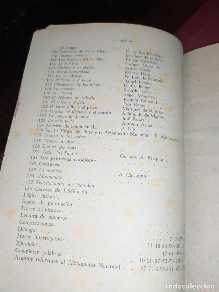 Libros de segunda mano: LECTURAS GRADUADAS LIBRO 1941 NIHIL OBSTAT VICENTE JENA - Foto 13