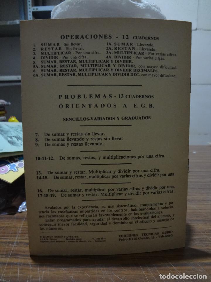 Libros de segunda mano: CUADERNO DE PROBLEMAS RUBIO 10 - Foto 2