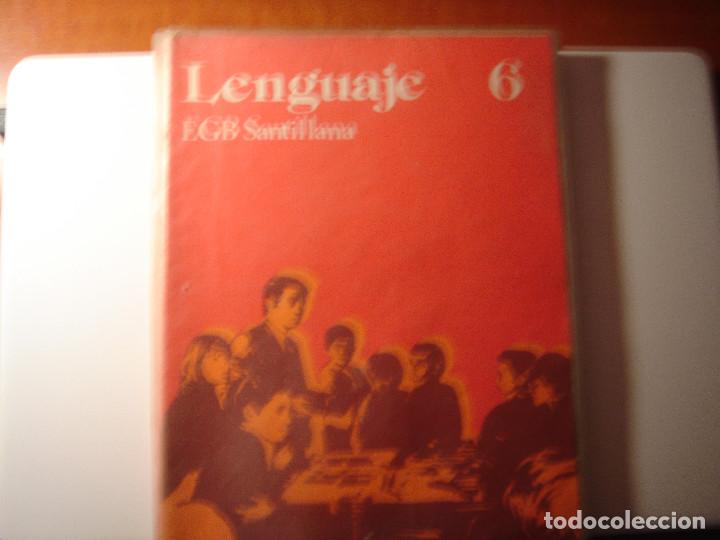 Libros de segunda mano: LIBROS DE TEXTO . LENGUAJE 6&ordm; SANTILLANA .EGB . - Foto 1