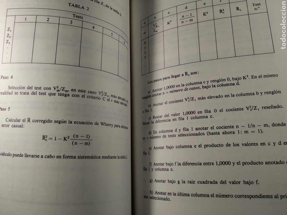Libros de segunda mano: Formulario y tablas Pedagog&iacute;a experimental. Carmen Jim&eacute;nez y Ram&oacute;n P&eacute;rez - Foto 4