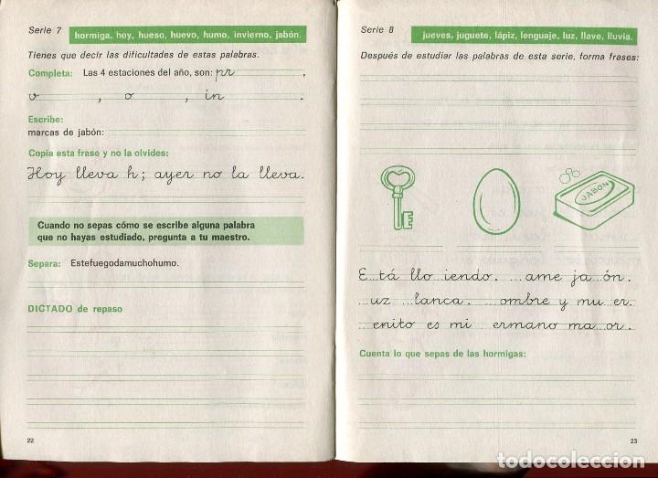 Libros de segunda mano: CUADERNO DE EJERCICIOS DE ORTOGRAFIA BASICA 1 EDELVIVES 1969 - Foto 5