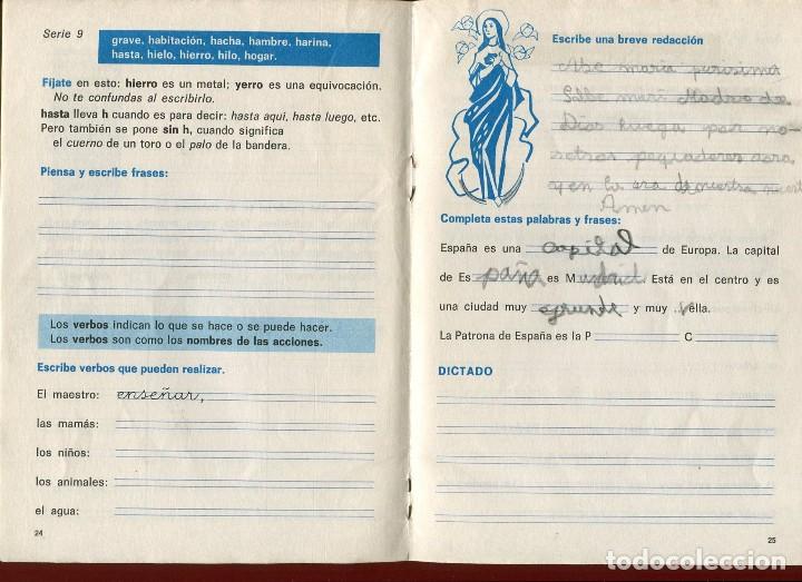 Libros de segunda mano: CUADERNO DE EJERCICIOS DE ORTOGRAFIA BASICA 1 EDELVIVES 1969 - Foto 3