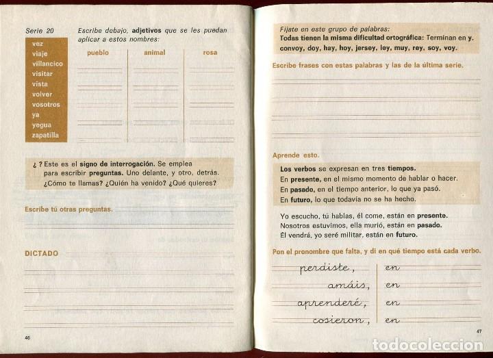 Libros de segunda mano: CUADERNO DE EJERCICIOS DE ORTOGRAFIA BASICA 1 EDELVIVES 1969 - Foto 6