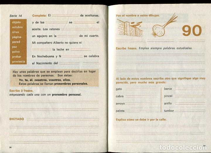 Libros de segunda mano: CUADERNO DE EJERCICIOS DE ORTOGRAFIA BASICA 1 EDELVIVES 1969 - Foto 7