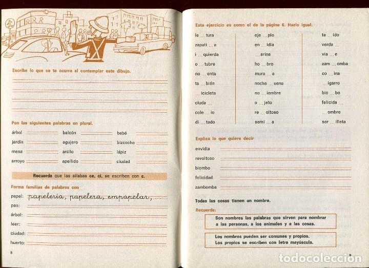 Libros de segunda mano: CUADERNO DE EJERCICIOS DE ORTOGRAFIA BASICA 3 EDELVIVES 1969 - Foto 2