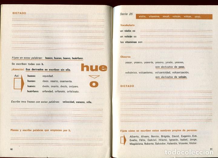 Libros de segunda mano: CUADERNO DE EJERCICIOS DE ORTOGRAFIA BASICA 3 EDELVIVES 1969 - Foto 4
