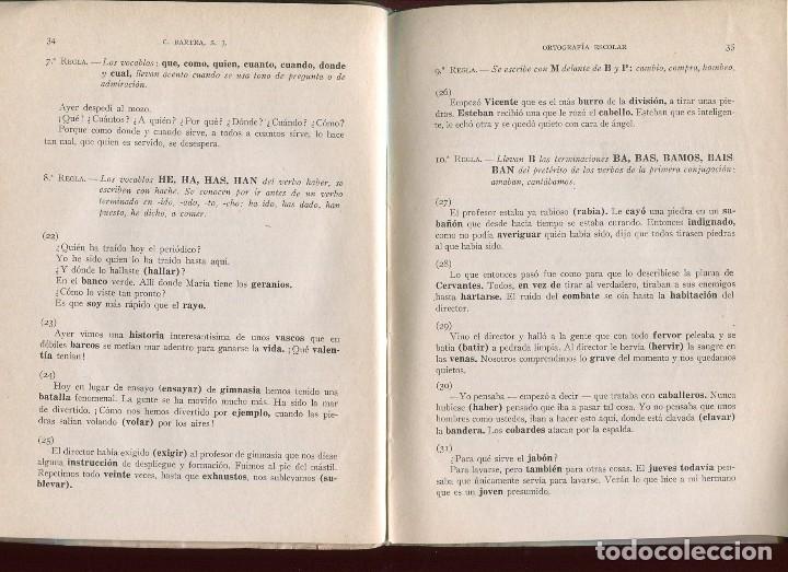 Libros de segunda mano: ORTOGRAFIA ESCOLAR (METODO CONCRETO-VISUAL) LIBRO DEL MAESTRO. CLEMENTE BARTRA SERRA 1957 - Foto 3