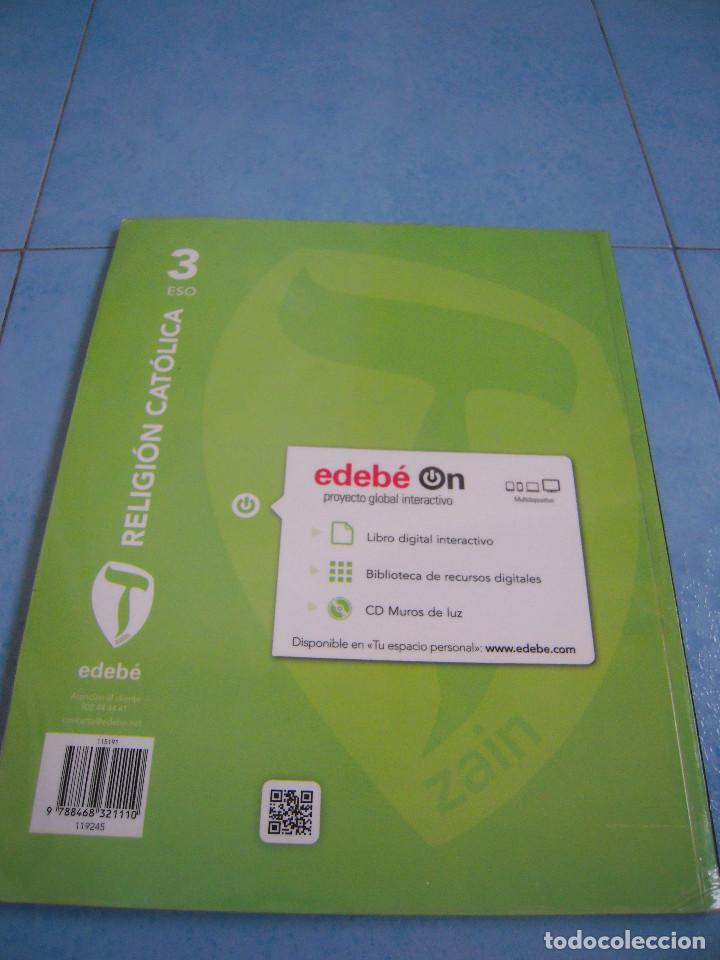 Libros de segunda mano: Religi&oacute;n Cat&oacute;lica Edeb&eacute; 3&ordm; ESO - Foto 2