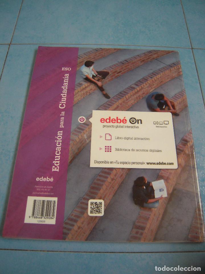 Libros de segunda mano: Edeb&eacute; Educaci&oacute;n para la Ciudadan&iacute;a 3&ordm; ESO - Foto 2