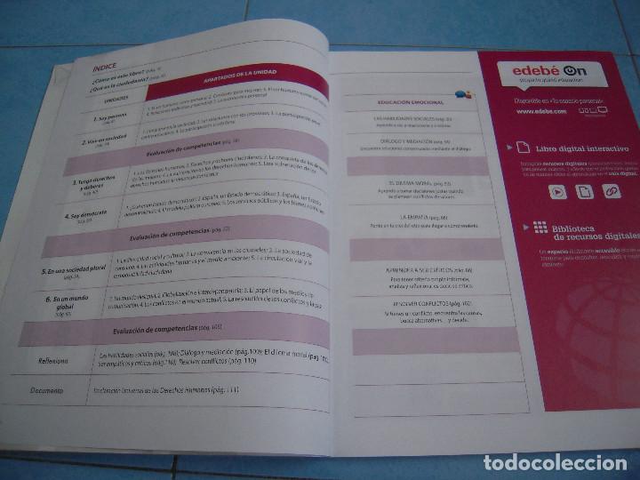 Libros de segunda mano: Edeb&eacute; Educaci&oacute;n para la Ciudadan&iacute;a 3&ordm; ESO - Foto 4