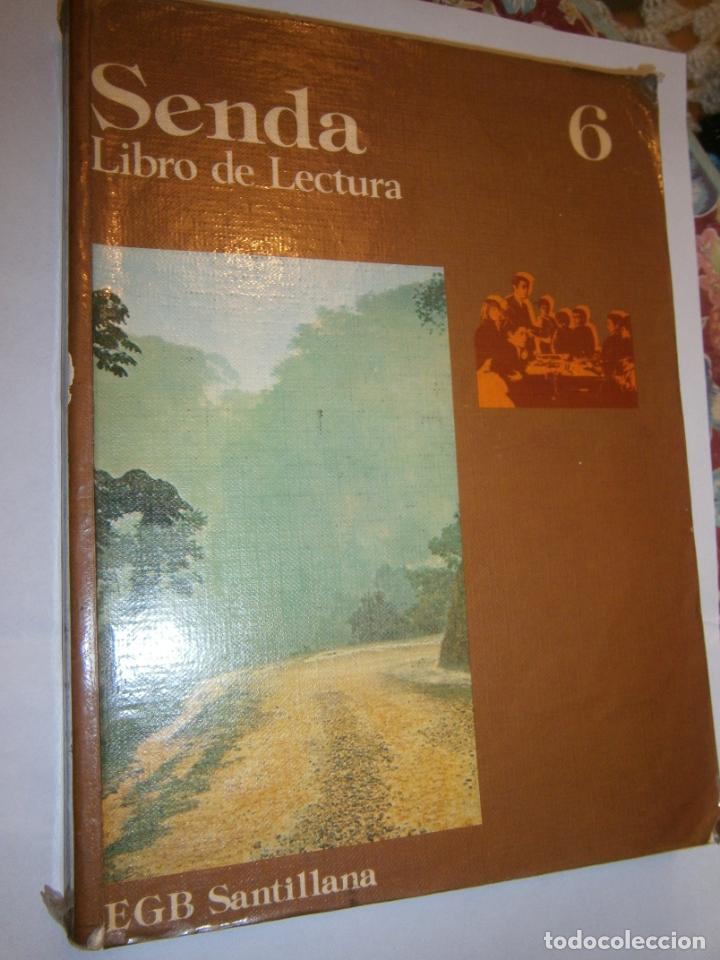 Libros de segunda mano: ANTIGUO LIBRO DE TEXTO - LIBRO DE LECTURA 6&ordm; EGB - SENDA - LC3 - Foto 1
