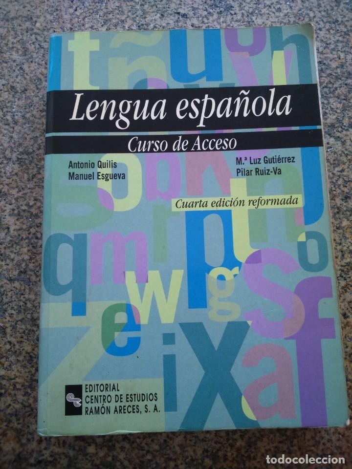 Libros de segunda mano: LENGUA ESPA&Ntilde;OLA -- CURSO DE ACCESO -- 2002 -- - Foto 1