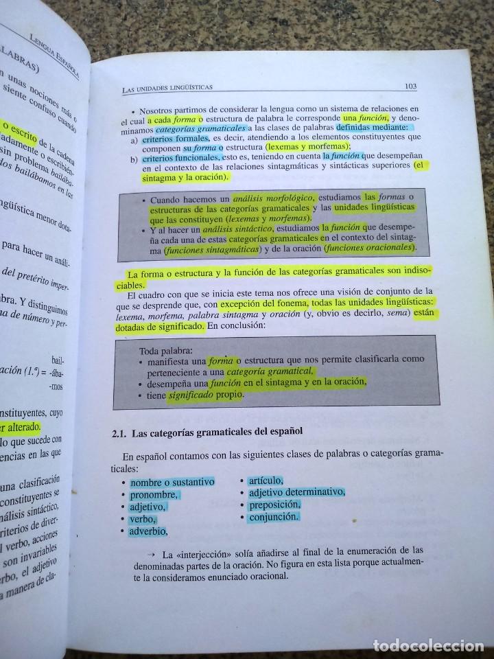 Libros de segunda mano: LENGUA ESPA&Ntilde;OLA -- CURSO DE ACCESO -- 2002 -- - Foto 3