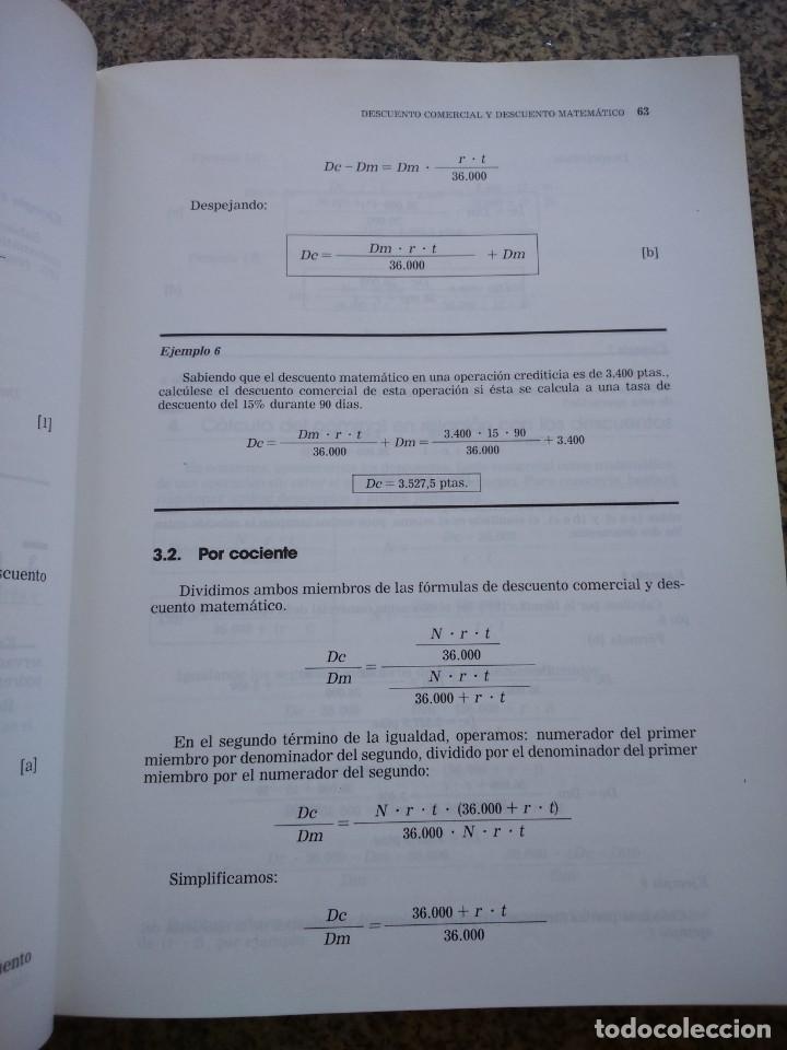 Libros de segunda mano: MATEMATICAS COMERCIALES -- EDITORIAL ALHAMBRA 1993 -- - Foto 3