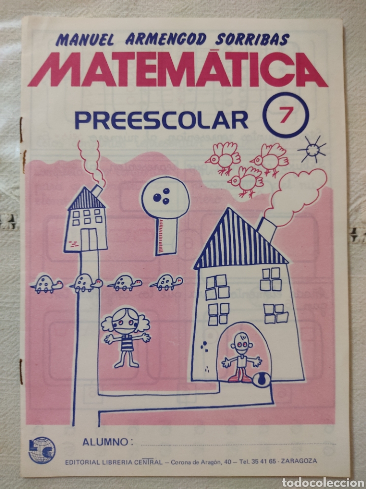 Libros de segunda mano: CUADERNILLO MATEMATICAS PREESCOLAR MANUEL ARMENGOD SORRIBAS N&ordm; 7 - Foto 1