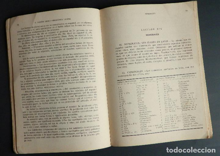 Libros de segunda mano: GRAM&Aacute;TICA LATINA - FRANCISCO SANTOS COCO 1959 - Foto 4