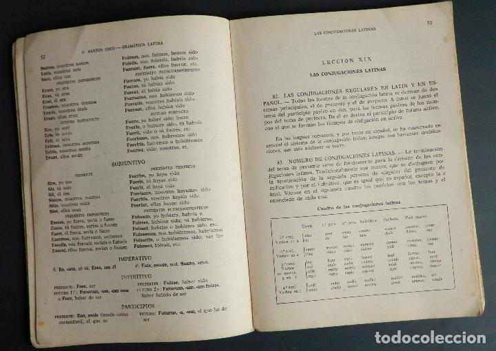 Libros de segunda mano: GRAM&Aacute;TICA LATINA - FRANCISCO SANTOS COCO 1959 - Foto 5